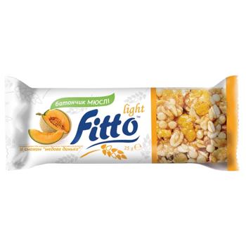 Fitto Light Honey Melon Muesli Bar 25g - buy, prices for Za Raz - photo 1