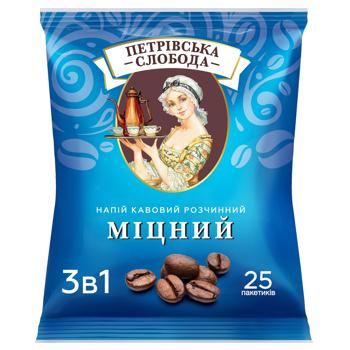 Petrivska Sloboda Strong 3in1 Coffee Drink 20g - buy, prices for Torba - photo 2