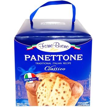 Кекс Forno Buono Panettone Tradizionale Classico 500г - купити, ціни на КОСМОС - фото 1