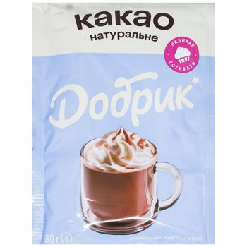 Dobryk Low Fat Cocoa Powder 80g - buy, prices for Epicentr FOOD - photo 1