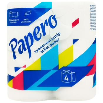 toilet paper papero white 4pcs Ukraine