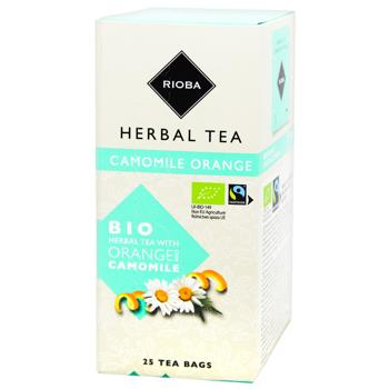 Чай травяной Rioba Tea Moments с ромашкой и апельсином 1,5г*25шт