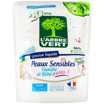 L'Arbre Vert Sensitive Skin Replacement Block Washing Gel 1.53l - buy, prices for Auchan - photo 1