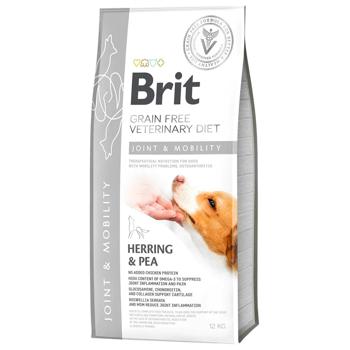 Корм сухий Brit Veterinary Diet Joint & Mobility з оселедцем та горохом для собак із захворюваннями суглобів 12кг - купити, ціни на MasterZoo - фото 1