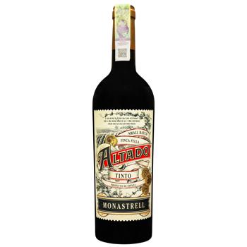 Finca Fella Altado Monastrell Red Dry Wine 15% 0.75l - buy, prices for ULTRAMARKET - photo 1