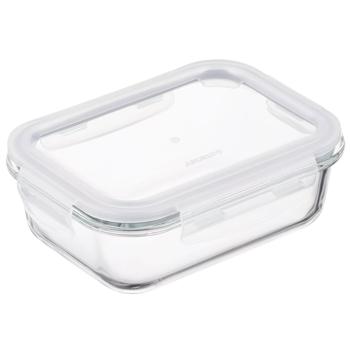 Ardesto Gemini Rectangular Glass Container 0.66l - buy, prices for - photo 2