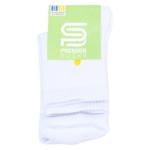 Шкарпетки Premier Socks підліткові високі р.23-25 білий з вишивкою