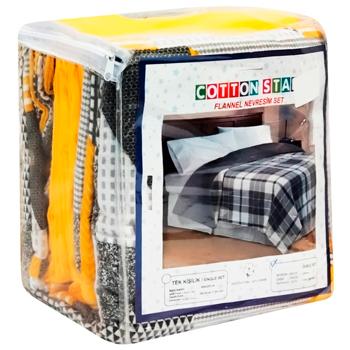Euro Flannel Cotton Bedding Set - buy, prices for Vostorg - photo 2