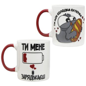 Кухоль Приколи в асортименті 350мл - купити, ціни на Таврія В - фото 1