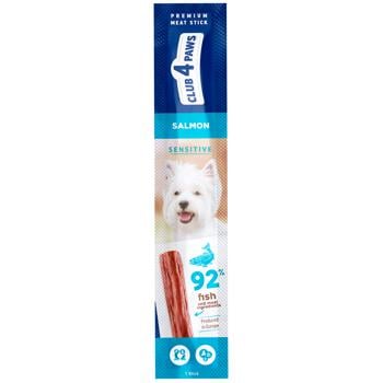 Club 4 Paws Premium Stick Dog Snack with Salmon for Sensitive Digestion 12g - buy, prices for MasterZoo - photo 1