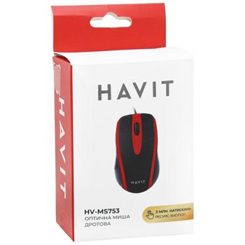 Havit Wired Mouse HV-MS753 USB Black/Gray - buy, prices for Auchan - photo 3