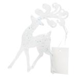 Підвіска ялинкова Олень 14*9 см гліттер арт. WH41194 9245 И945
