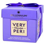 Цукерки Millennium Very Peri шоколадні з арахісом, родзинками, злаковими пластівцями та солоною карамеллю 140г
