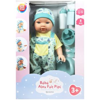 One Two Fun Alex Interactive Baby 43cm - buy, prices for Auchan - photo 1