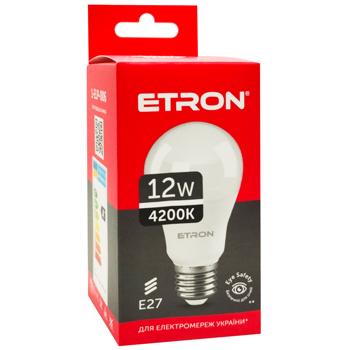 Etron LED Bulb A65 12W E27 4200K - buy, prices for Vostorg - photo 3