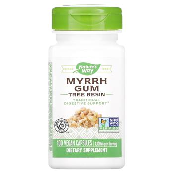 Nature's Way Myrrh Gum Tree Resin 1100mg 100 capsules