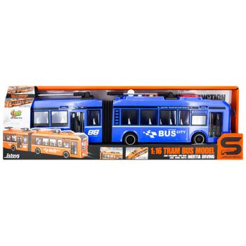 Іграшка CARS S Трамвай   1:16 (інерція, звук, світло, двері відчиняються) - купить, цены на Auchan - фото 2