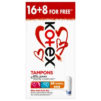 Kotex Normal UltraSorb Tampons 16pcs - buy, prices for - photo 3