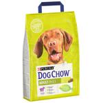 Корм сухой Dog Chow Adult 1+ с ягненком для взрослых собак всех пород 2,5кг