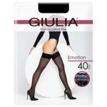 Giulia Emotion Nero Women's Stockings 40den 1/2s