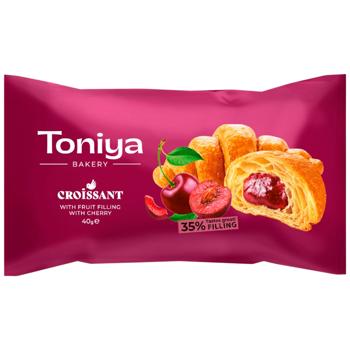 Круасан Toniya з вишневим наповнювачем