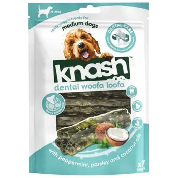 Knash Woofa Loofa Mint&Parsley ласощі з кальцієм для зубів собак 196 г - купити, ціни на MasterZoo - фото 1