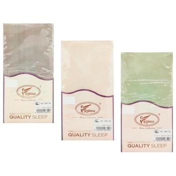 Простыня Koloco страйп сатин на резинке 160х200+25/25см в ассортименте - купить, цены на Восторг - фото 1