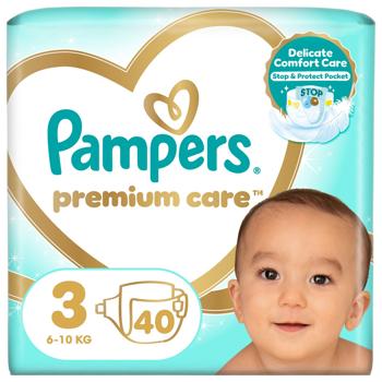 Pampers Premium Care Midi Diapers 3 6-10kg 40pcs - buy, prices for Tavria V - photo 2