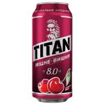 Titan Strong Cherry Flavored Dark Beer 8% 0.5l