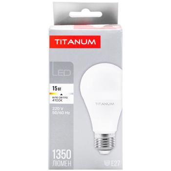 Titanum LED Lamp A65 15W E27 4100K - buy, prices for COSMOS - photo 3