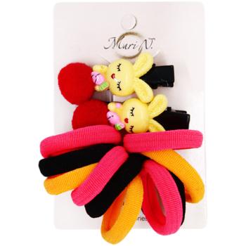 Mari N. Set of Kid's Hair Clips with Elastic Bands 12pcs in assortment - buy, prices for - photo 7