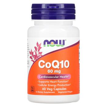 Коензим Q10 Now Foods CoQ10 60мг 60 капсул - купити, ціни на Біотус - фото 1