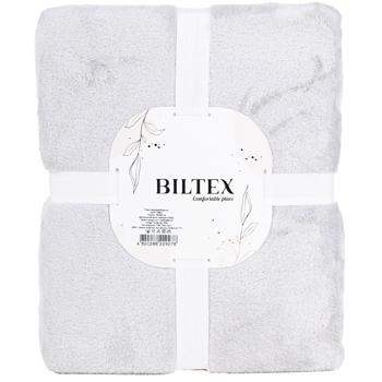 Плед Biltex Quiet Gray 160х200см