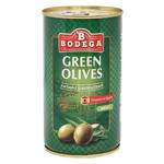 Оливки зелені з кісточкою Bodega 350г