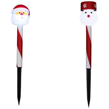 Фігурка Actuel Санта/сніговик 36см в асортименті - купити, ціни на Auchan - фото 1