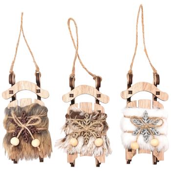 Actuel Sleigh New Year's Pendant 10cm