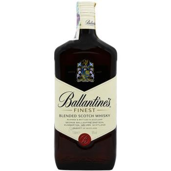 Ballantine's Finest Blended Scotch Wiskey 40% 1l - buy, prices for NOVUS - photo 1