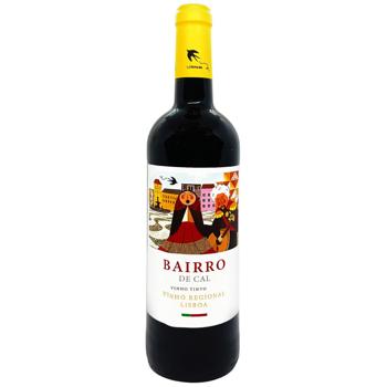 Вино Bairro De Cal красное сухое 13,5% 0,75л