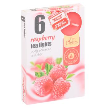 Admit Tea Lights Raspberry Candle-tablet 6pcs - buy, prices for Supermarket "Kharkiv" - photo 1