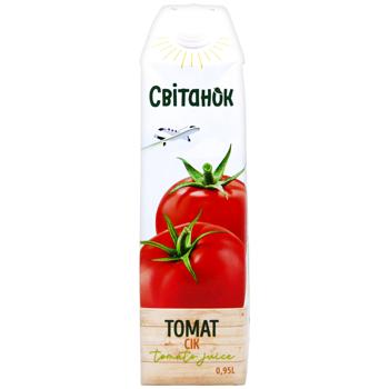 Сок Світанок томатный с солью 0,95л - купить, цены на Чудо Маркет - фото 3