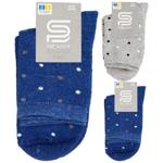 Шкарпетки Premier Socks жіночі класичні махрові Горох р.23-25 в асортименті