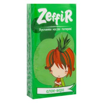 ZeffiR Aloe Vera Paper Handkerchiefs 10pcs - buy, prices for Supermarket "Kharkiv" - photo 3