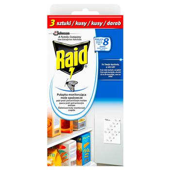 Raid Stickers against Food moth 3pcs - buy, prices for NOVUS - photo 1