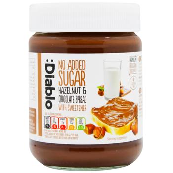 Diablo Sugar-Free Chocolate-Hazelnut Spread 350g - buy, prices for WINETIME - photo 1