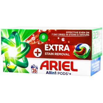 Капсулы для стирки Ariel Pods Экстрасила для выведения пятен 26шт - купить, цены на Идеал - фото 7