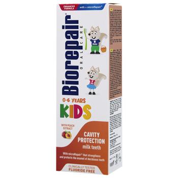 Зубная паста Biorepair Персик детский 50мл - купить, цены на ULTRAMARKET - фото 1