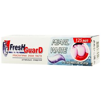 Зубная паста Fresh Guard Pearl White 125мл - купить, цены на - фото 1