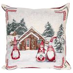 Provence Snowfall Three Dwarfs Decorative Pillow 45x45cm