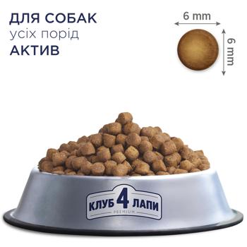 Club 4 Paws Premium Dry Food with Сhicken for Active Dogs of All Breeds 14kg - buy, prices for - photo 3