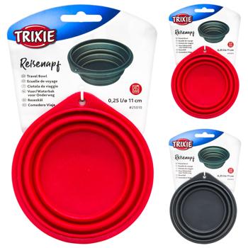 Trixie Silicone Folding Bowl 11cm 250ml Color in Assortment - buy, prices for MasterZoo - photo 1